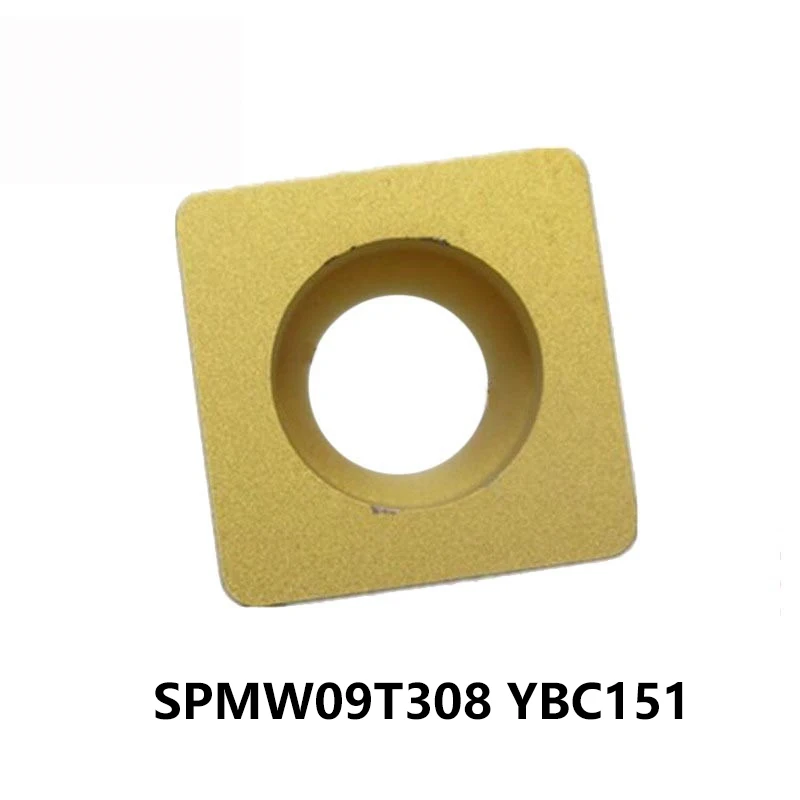 

10pcs Original Insert SPMW09T308 YBC151 SPMW 09T308 Turning Lathe Tools Cutter CNC Carbide Inserts Cutting