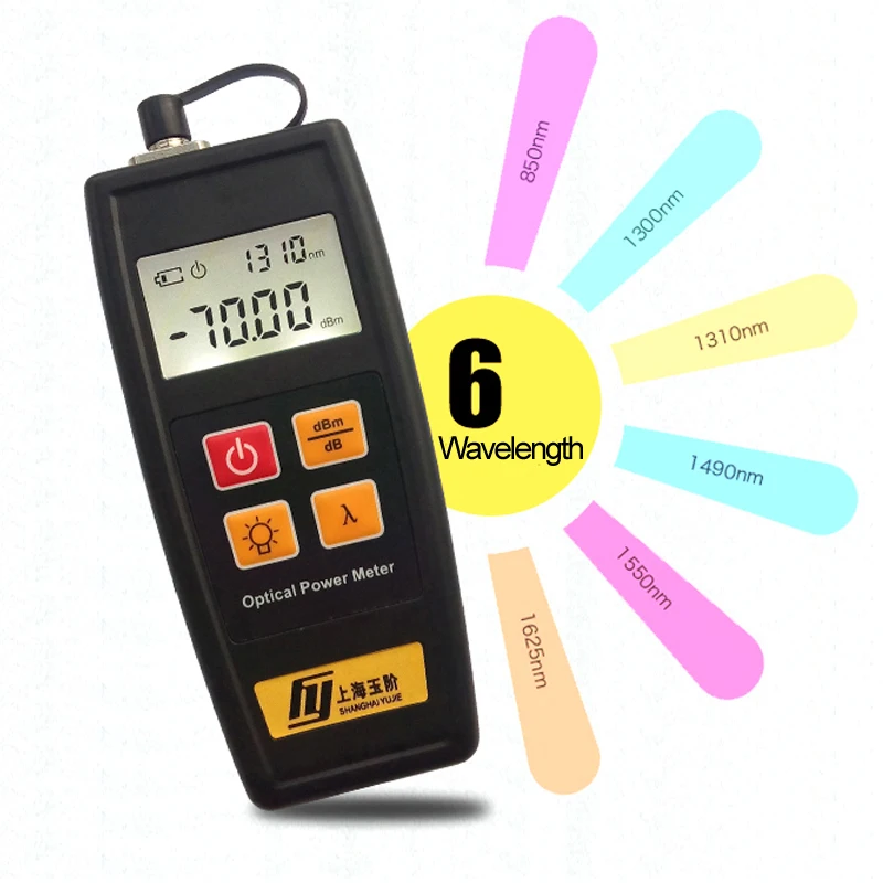 YOUYSI мини оптический Мощность метр тестер YJ-350A / C универсальный Интерфейс FC SC ST
