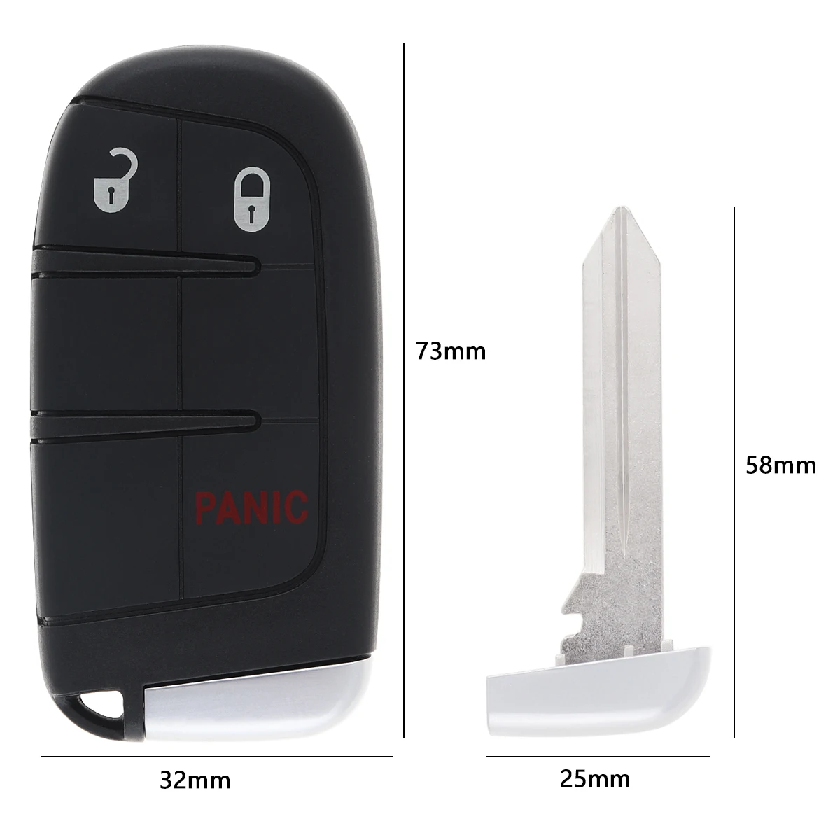 433 МГц 4 кнопки без ключа вырезания пульт дистанционного управления брелок