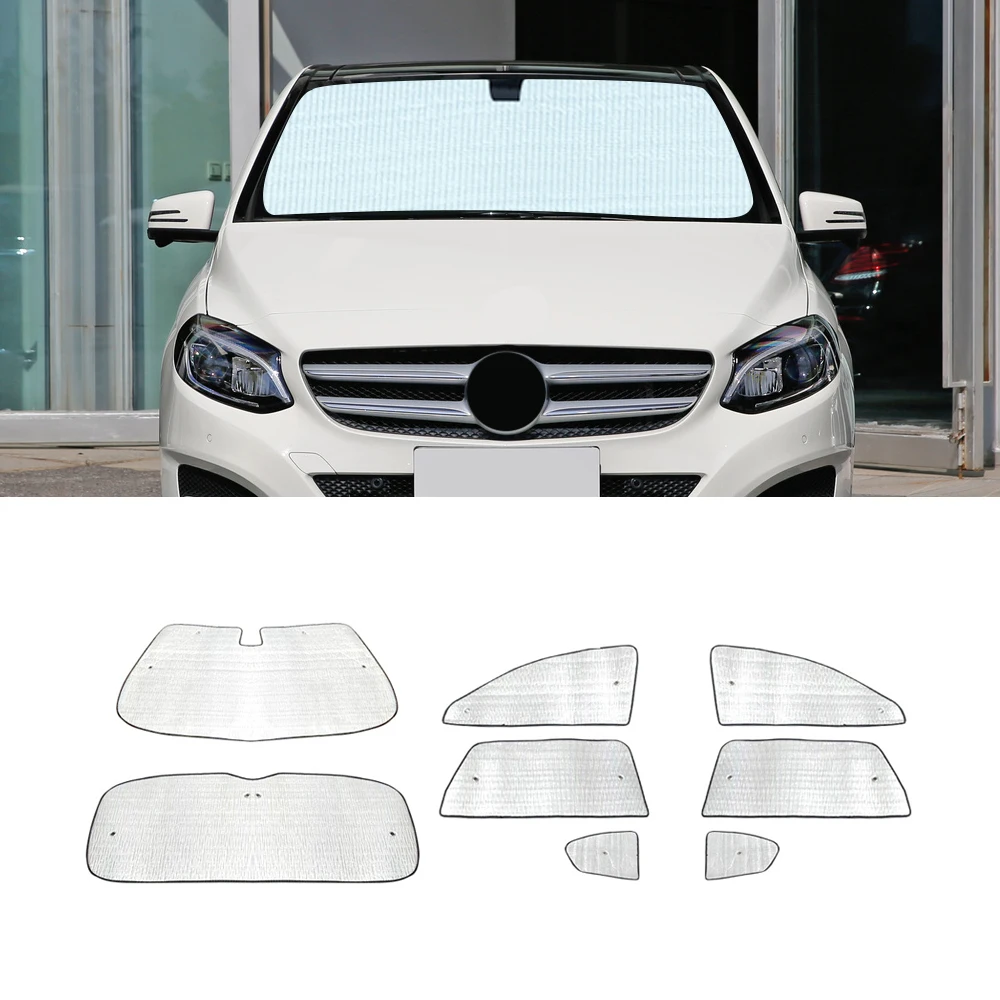 

For Mercedes-Benz B-Class W246 2012-2019 Auto Sunshade Cover Car Windshield Protector Front Side Window Sun Visor UV Protection