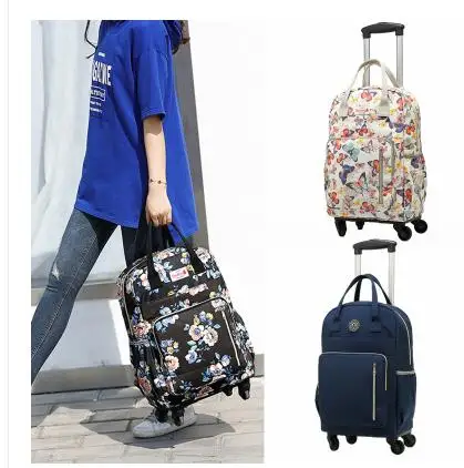 rolling luggage bag women hand Luggage bag women carry on baggage bag travel Trolley Bags on wheels Trolley carry on Suitcase