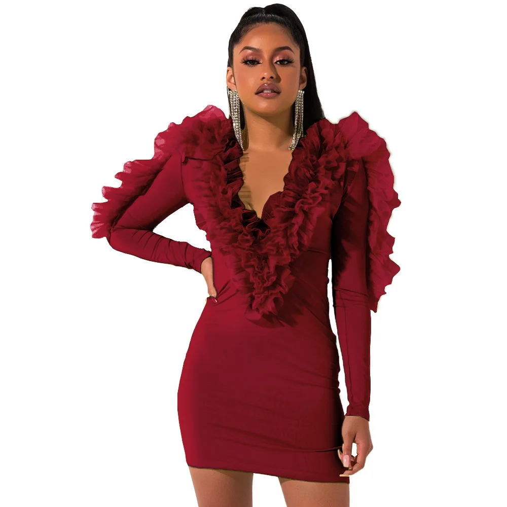 Сезон: весна/осень Для женщин сетчатыми оборками Сращивание сексуальное нижнее