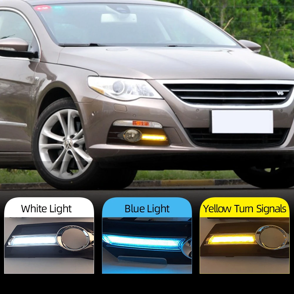 Автомобильная проблесковая 2 шт. автомобильный светильник для VW PASSAT CC 2009 2010 2011 2012