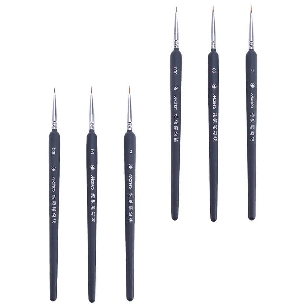 

6pcs Fine Detail Paint Brush Artist Drawing Pens Artist Painting Supplies