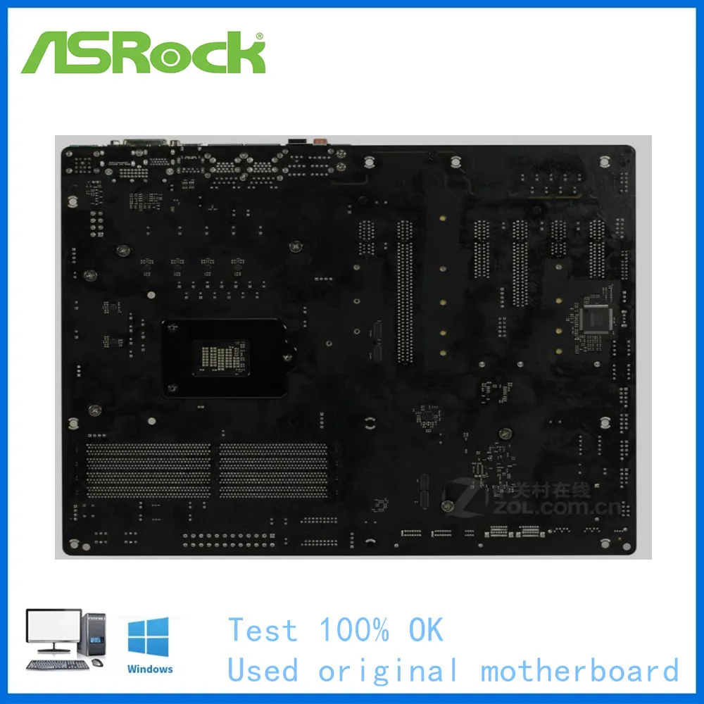 Материнская плата для компьютера ASRock Z170 Extreme 7 + материнская LGA 1151 DDR4 настольного