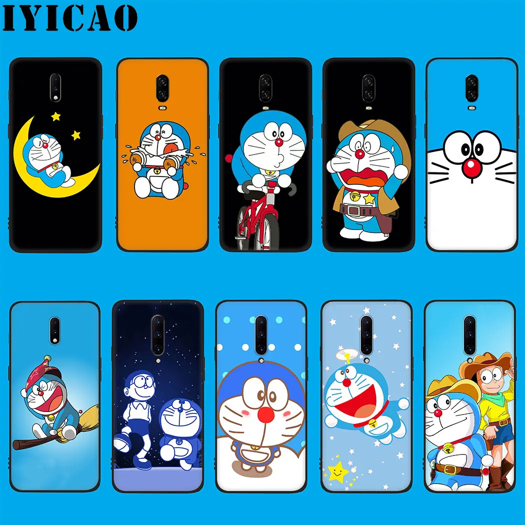 Аниме мультфильм Дораэмон Мягкий силиконовый чехол для oneplus 5 5t 6 6t 7 Pro Чехол |