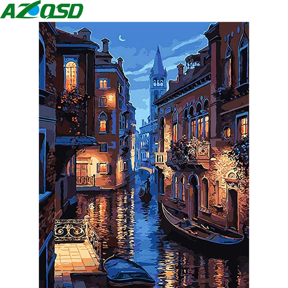 

Набор для рисования по номерам на холсте Венецианская ночь