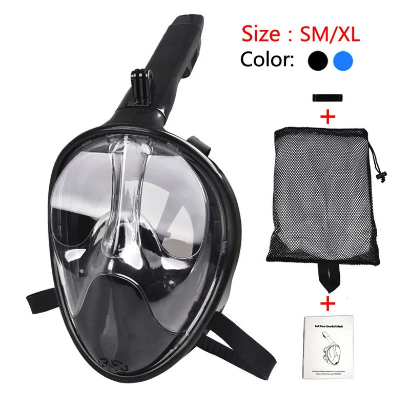 

SABOLAY Upgrade Anti-fog Diving Mask Goggles Child Adult S/M L/XL Silicone PC Snorkeling Swimming Gopro Diving Mask M6108