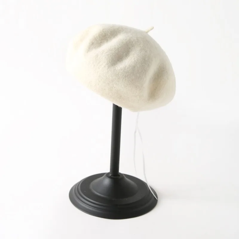 Осень и зима 14 цветов дикая шерсть Берет Корейская версия женского прилива