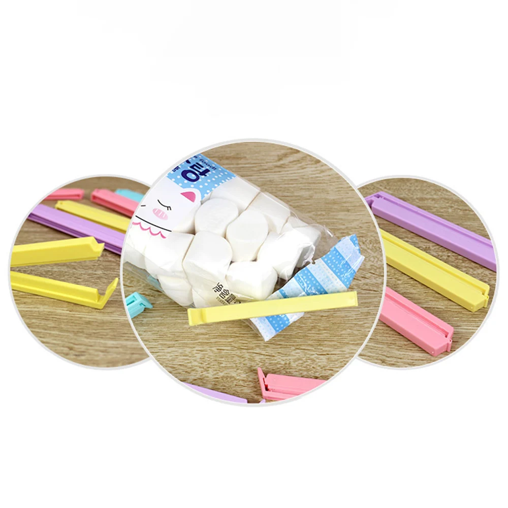 

12pcs Food Clips Snack Bag Sealing Clips 3 Sizes Bag Fresh-Keeping Clamp Sealer, Food Sealing Clips Kitchen Sealing Bag Clips