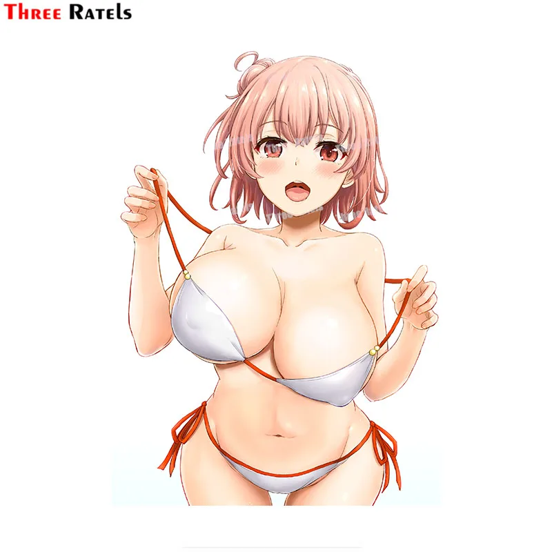 

Наклейки на лобовое стекло Three Ratels A78 Yuigahama Yui Yahari Ore No Seishun Lovecome Wa Machigatteiru, автомобильные аксессуары, наклейки