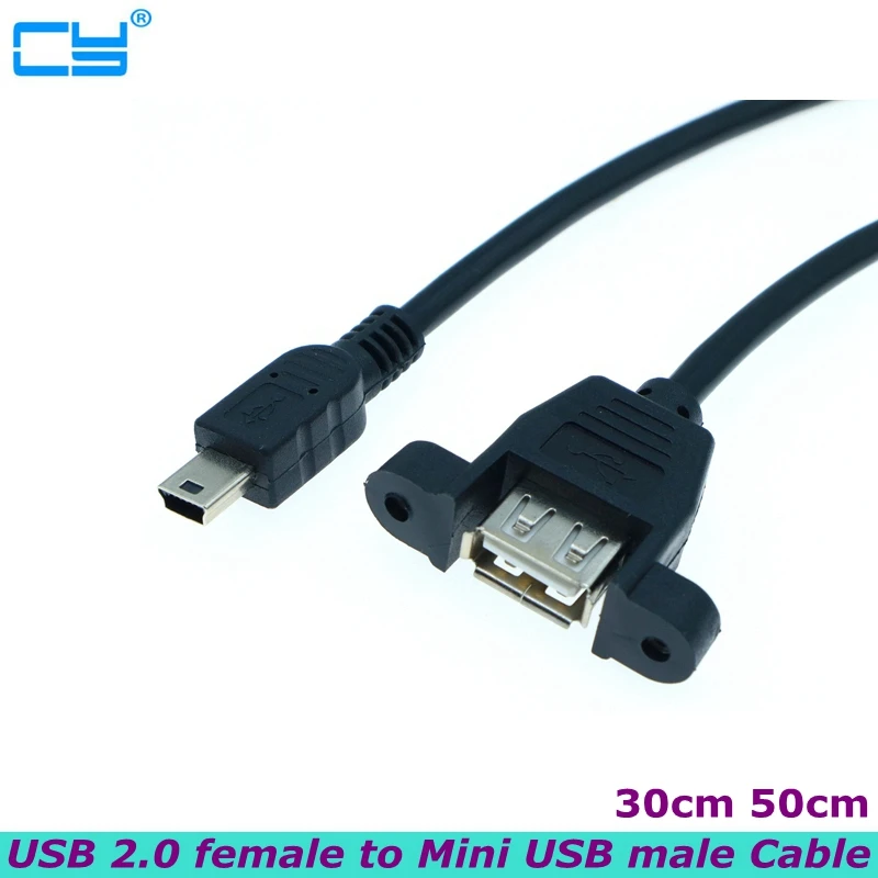 Кабель-удлинитель Mini USB папа-мама 2 0 со штекером отверстия адаптер-соединитель