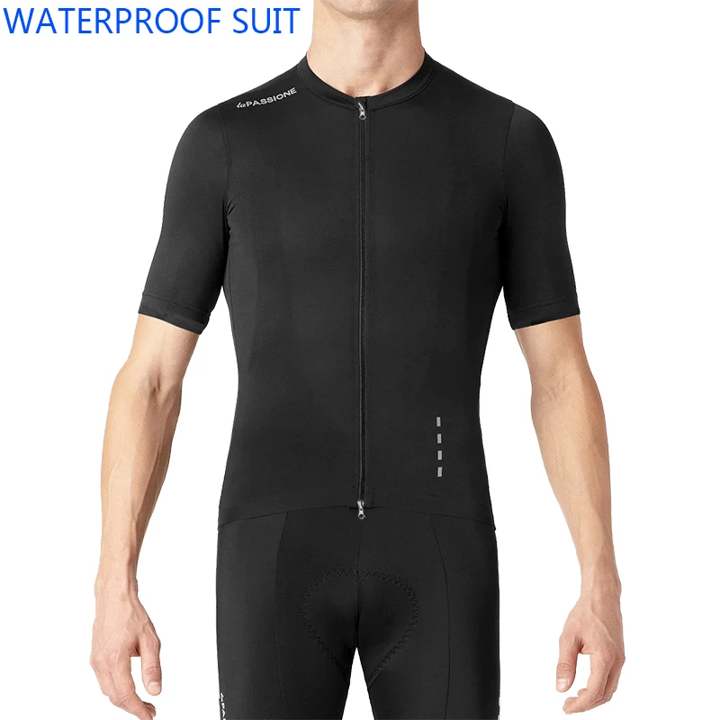 

мужская одежда Bike men clothing La Passione team Rainproof waterproof summer short sleeve cycling jersey kit ropa hombre sets