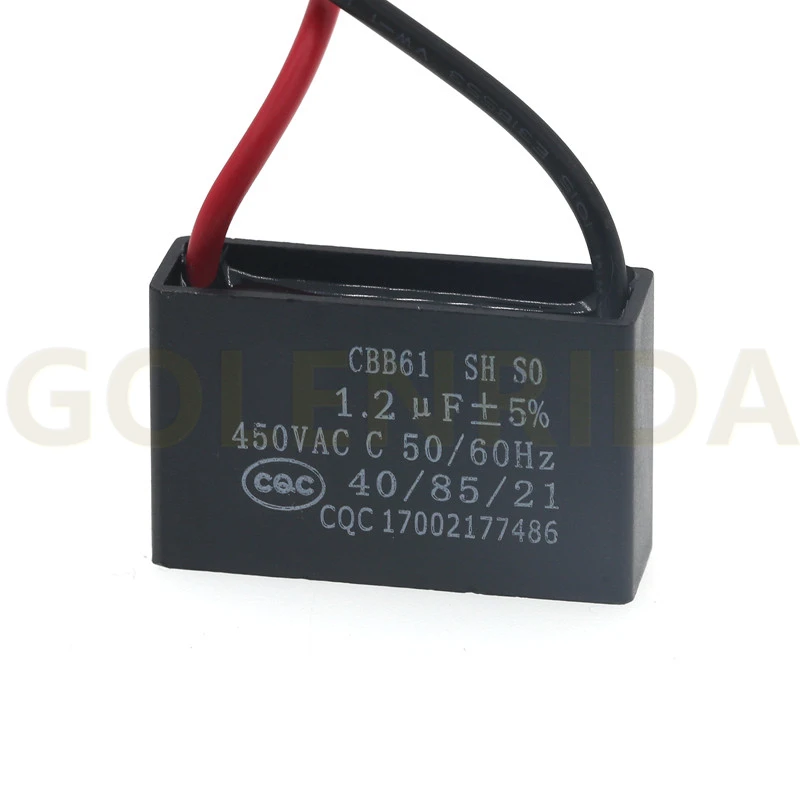 CBB61 450V 1 мкФ 2 3 5 8 4 6 терминал двигатель потолочного вентилятора ходовой