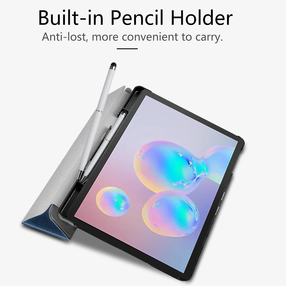 Чехол для samsung galaxy Tab S6 SM-T860 SM-T865 чехол для samsung galaxy 10,5 S5E SM-T725 T720 со слотом для ручки