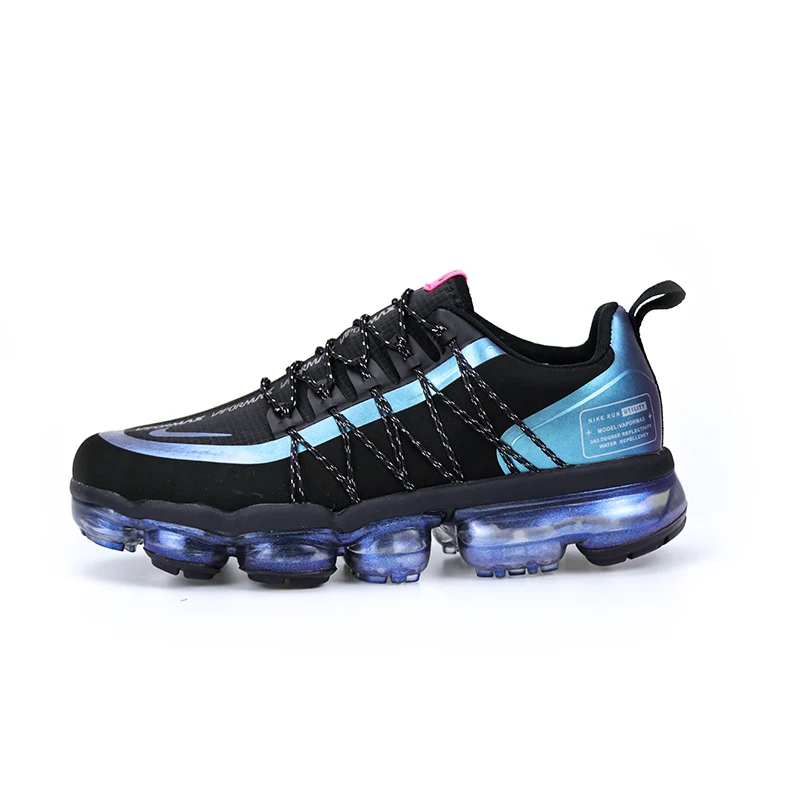 Аутентичные мужские кроссовки для бега от фирмы Nike AIR VAPORMAX; новые цветные кроссовки для бега; модная дизайнерская обувь; AQ8810 - Цвет: black blue
