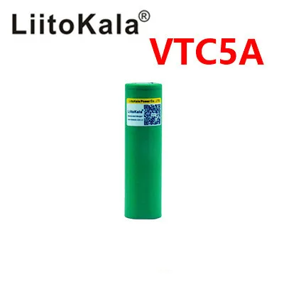 1 шт LiitoKala 3 7 V 18650 2600mah Высокая Ампер 35a литий ионная аккумуляторная батарея для vtc5a