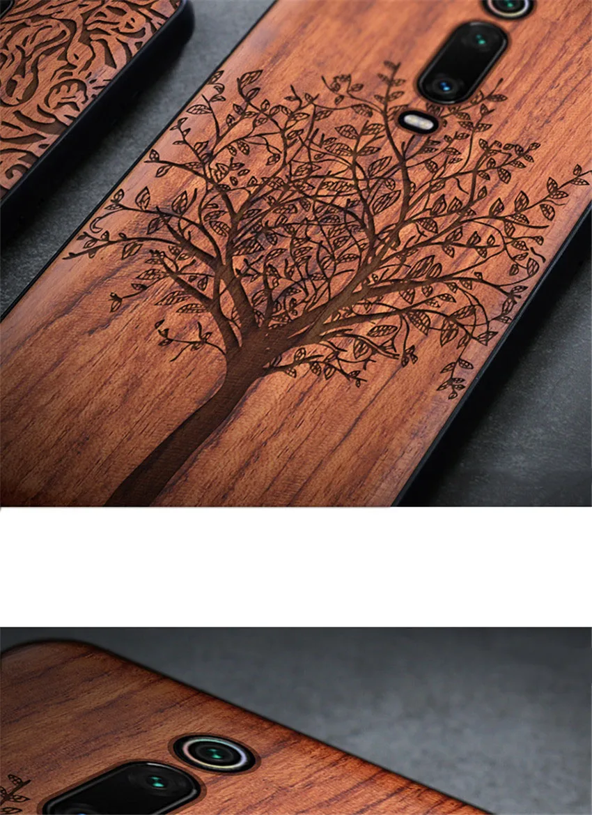 Для Xiaomi mi 9t чехол Boogic Wood funda Red mi k20 Pro Rosewood TPU противоударный задний Чехол для телефона Xiaomi mi 9T Pro Чехол