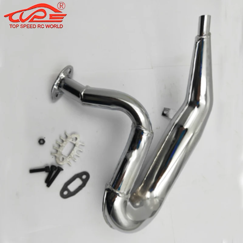 Exhaust Pipe/Tuned Pipe for 1/5th Dominator RC Gas Model Car for Buggy Truck Hpi Rofun Rovan Km Baja 5b,ss