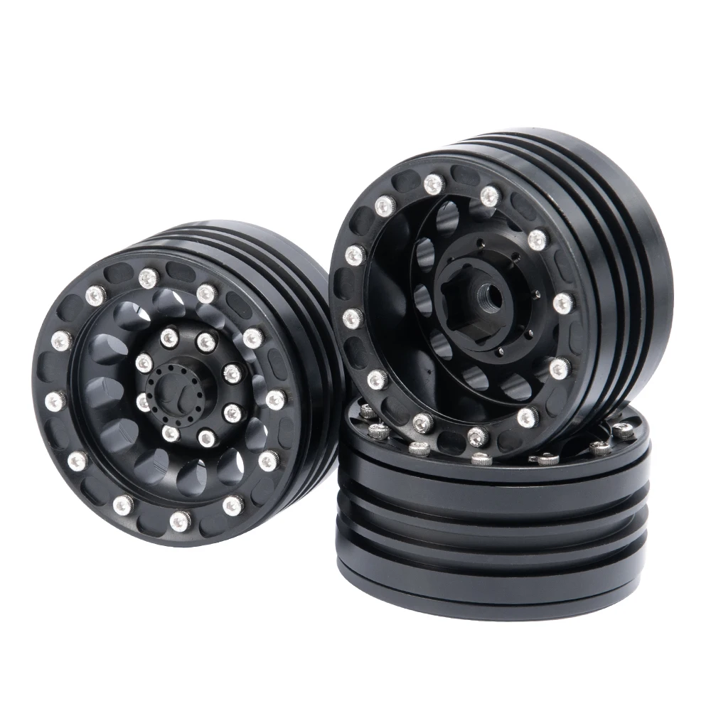 AXSPEED 1 9 дюймов Beadlock Колесные диски алюминиевая Ступица колеса для 1/10 RC Crawler Axial SCX10