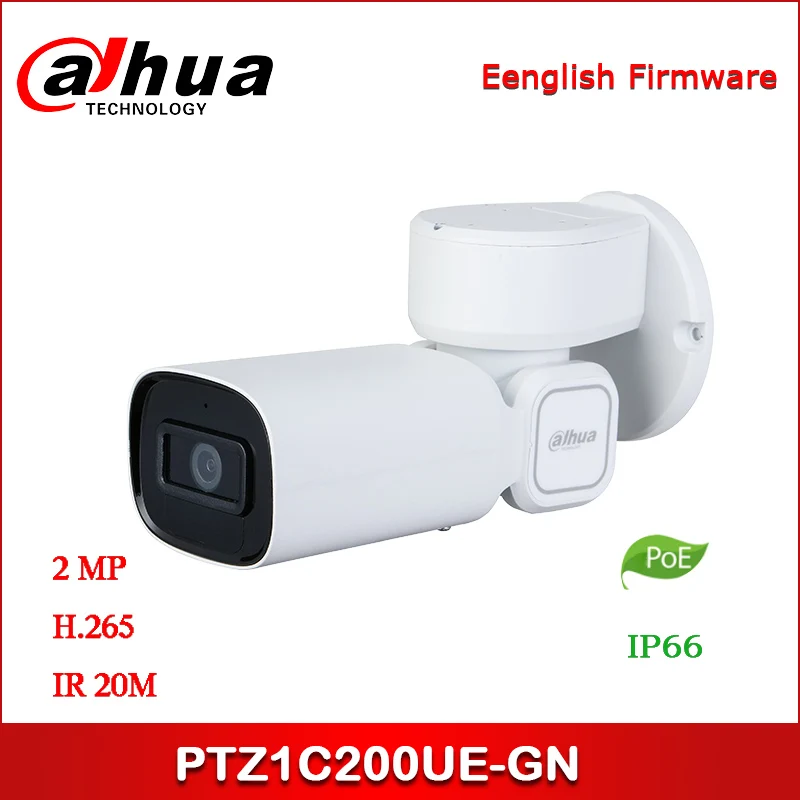 Dahua IP камера PTZ1C200UE GN 2MP Starlight IR PTZ сетевая с поддержкой PoE|Камеры видеонаблюдения| |