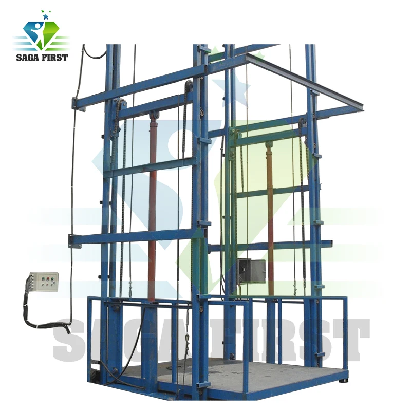 Customized Height and Capacity Hydraulic Cargo Material Lift |