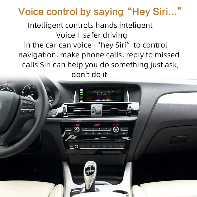Sinairyu беспроводной Apple Carplay Android авто интерфейс для BMW серии 3 F30 F31 F34 4 F32 F33 F36 NBT MuItimedia
