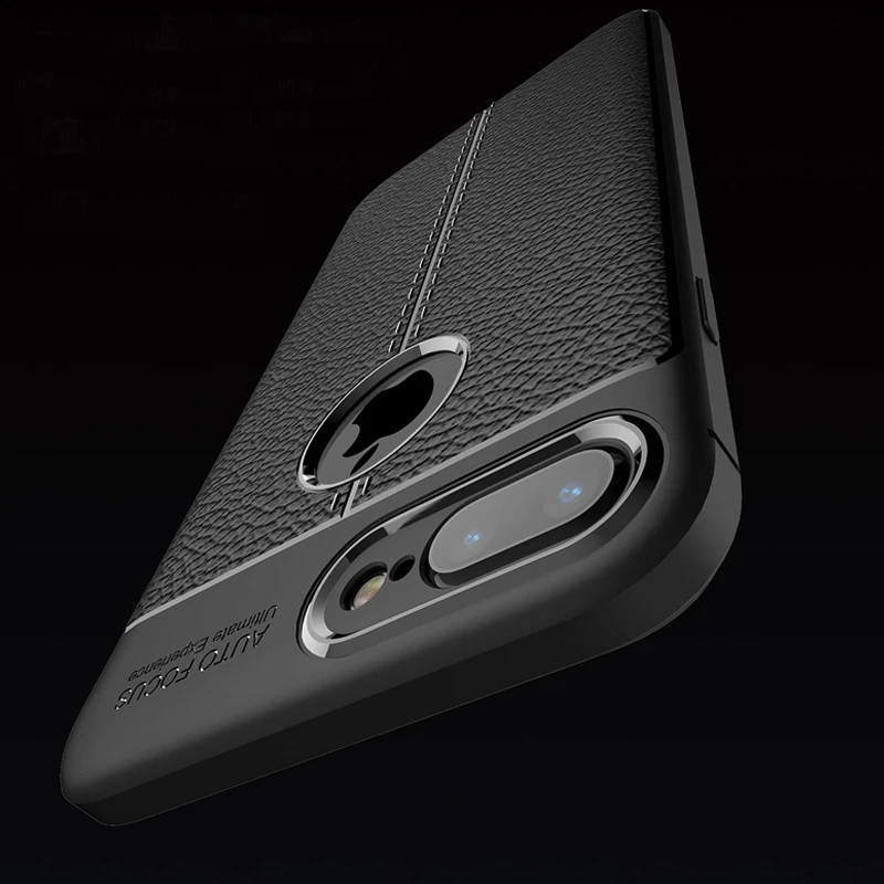 Роскошный кожаный чехол YUETUO с рисунком для телефона etui coque cover case for iphone 7 plus apple iphone7