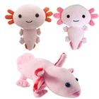 Симпатичные плюшевые куклы Axolotl, 20 см, милая набивная Подушка для детей, подарки на день рождения, Рождество, день рождения, Хэллоуин