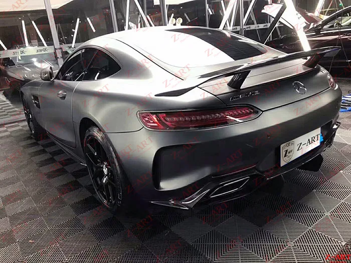 Z ART м углеродного волокна задний спойлер для AMG GT GTS 2015 2019 заднее крыло