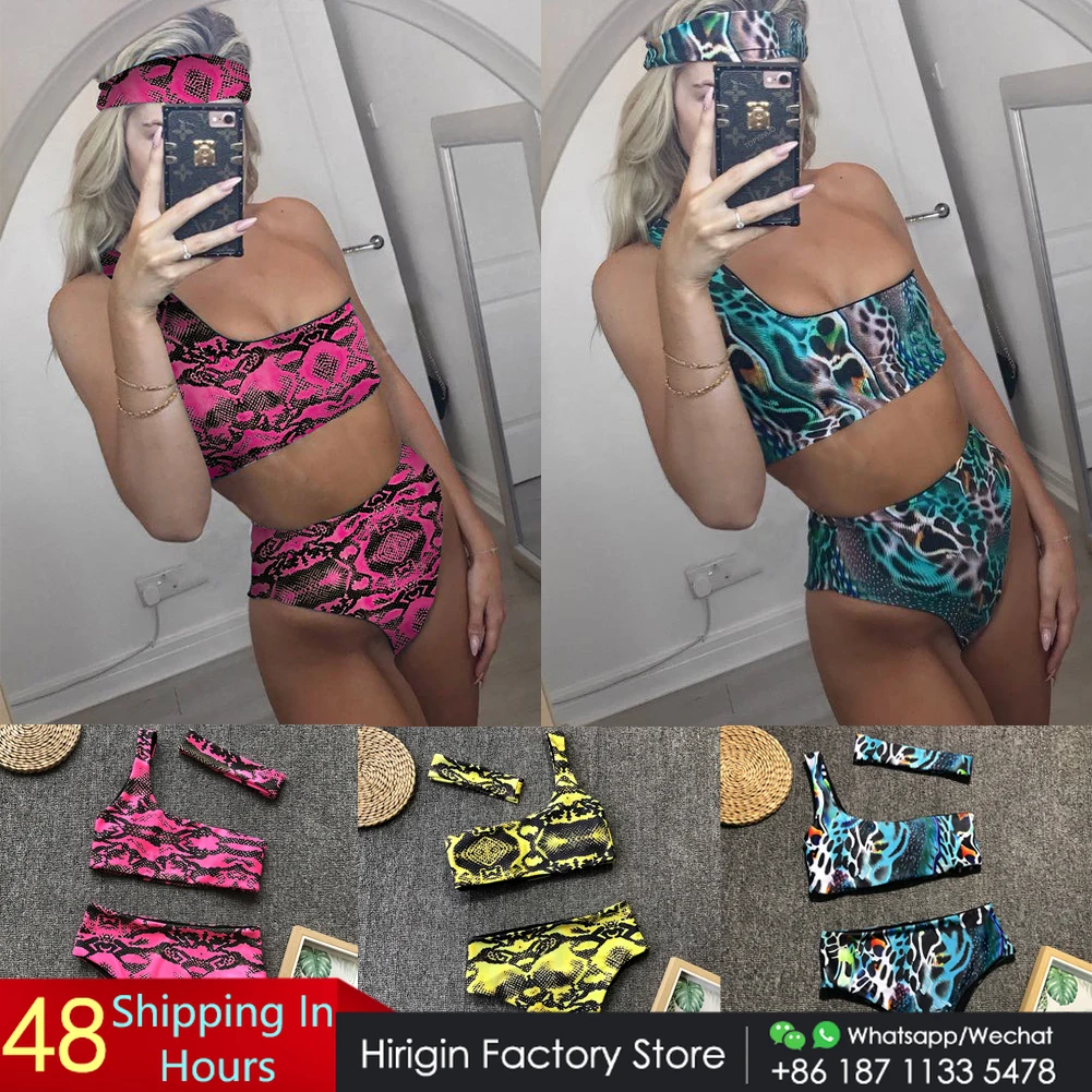 Комплект из 3 предметов купальник для женщин бикини комплект 2019 новое облегающее