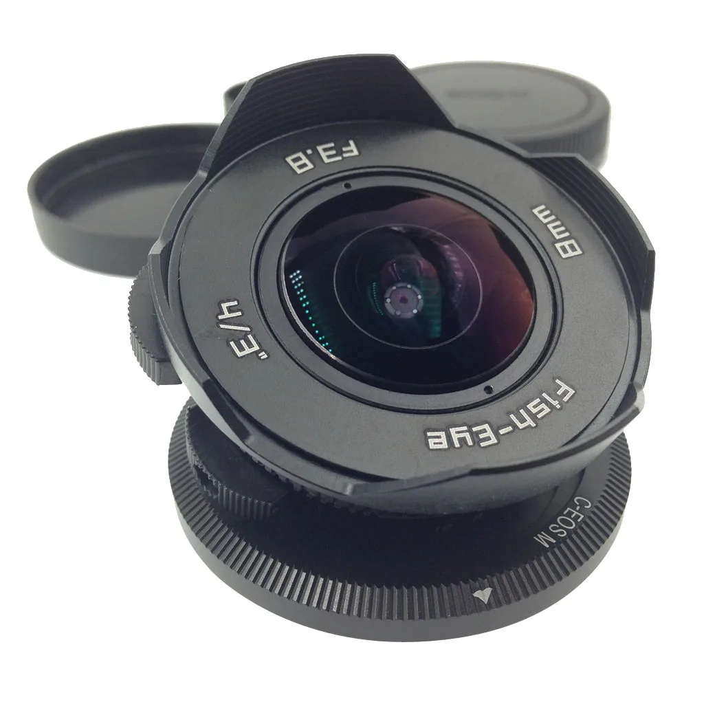 8 мм F/3 Профессиональный ультра широкоугольный объектив рыбий глаз для