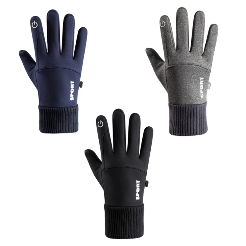

Sports Cycling Gloves Touch Screen Velvet Full Finger Men Women MTB Bike Running Fitness Gym Riding Motorcycle Bicycle Equipment