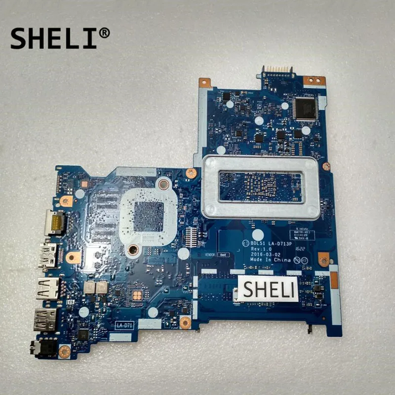 Материнская плата SHELI для HP 15 BA с процессором 854958 001 A10 9600P 601 100% протестирована