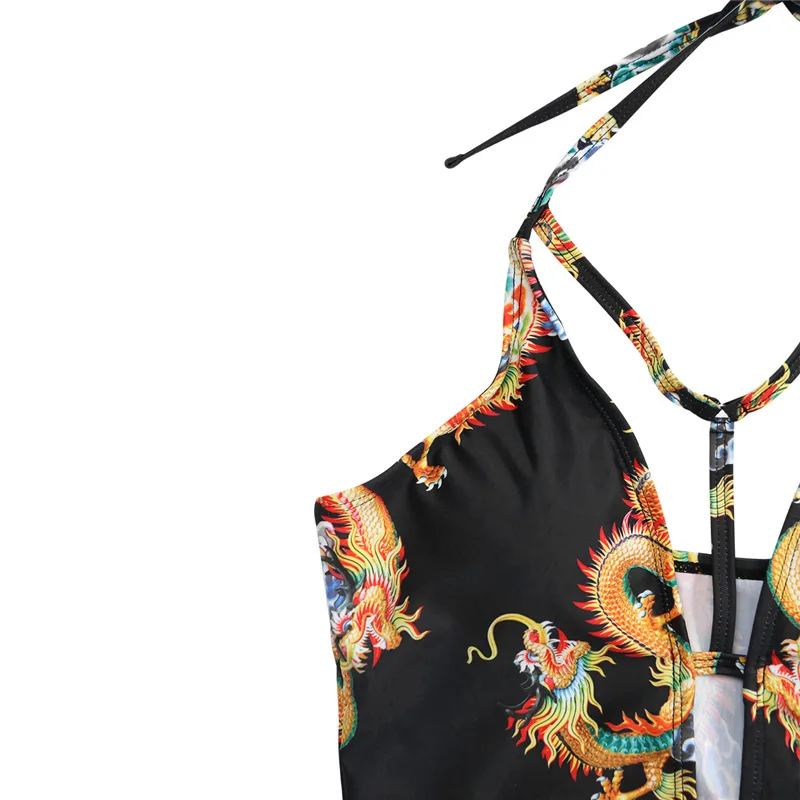 

Sexy One Piece Swimsuit Push Up Swimwear Women Ruffle Monokini Bodysuit Bathing Suit Swim Wear