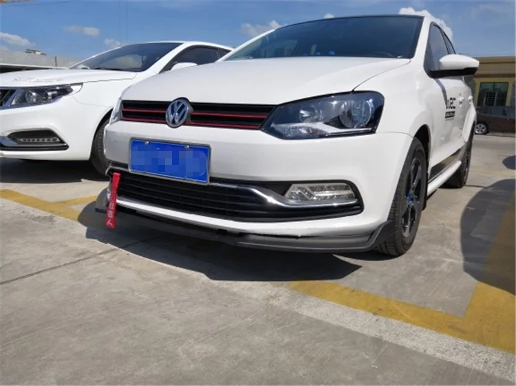 Задний спойлер для корпуса Volkswagen POLO 2014-2018 задний ABS диффузор переднего бампера |
