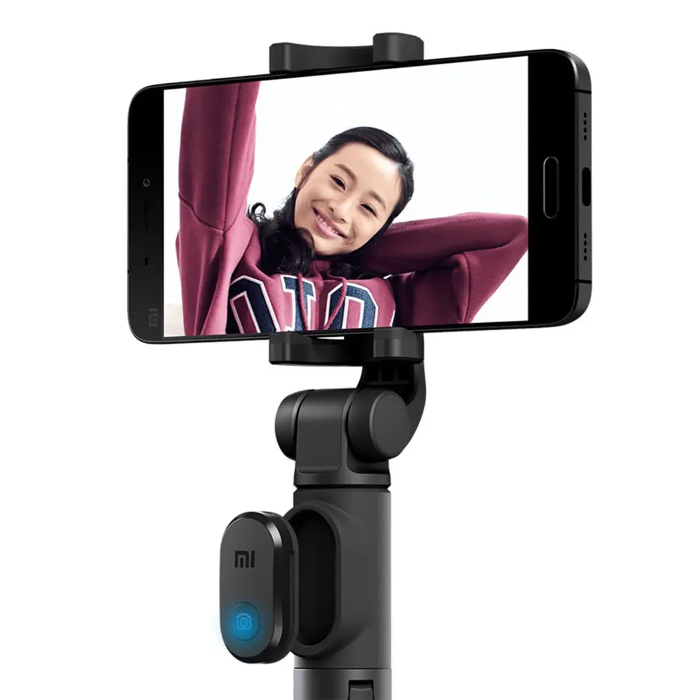 Xiaomi Mijia селфи палка портативный беспроводной Выдвижной Штатив с кронштейном для mijia маленькая камера селфи палка черный