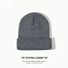 Новинка 2021, осенне-зимняя однотонная теплая вязаная шапка, розовая, оранжевая, фиолетовая, белая, черная, синяя, 25 цветов на выбор, модная шапка Baotou