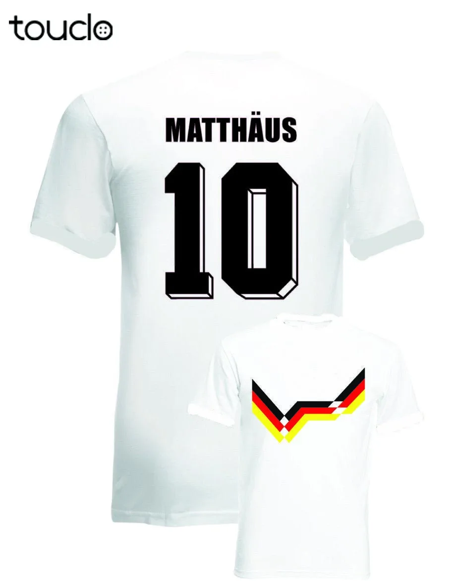 

Matthaus Germany No.10 Italia Men'S Footballer Soccers Ringer 2019 New Arrive Mens T-Shirt Casual Man Tees Funny T Shirts