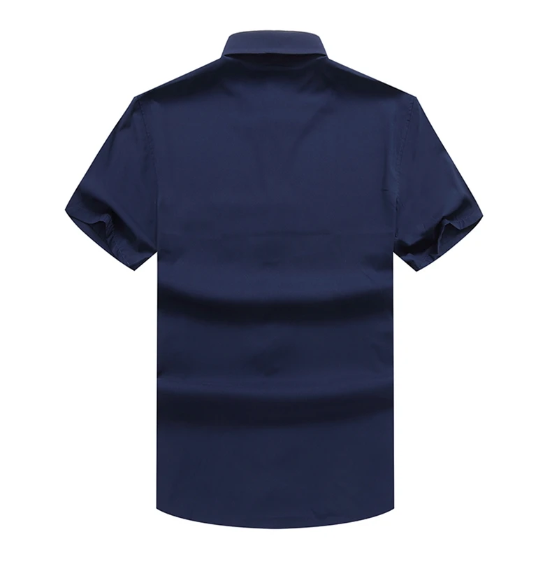 

men 8XL 9XL shirts 10XL 7XL plus size big larger 5XL 6XL cheap short sleeve summer dress plaid shirts casual navy blue
