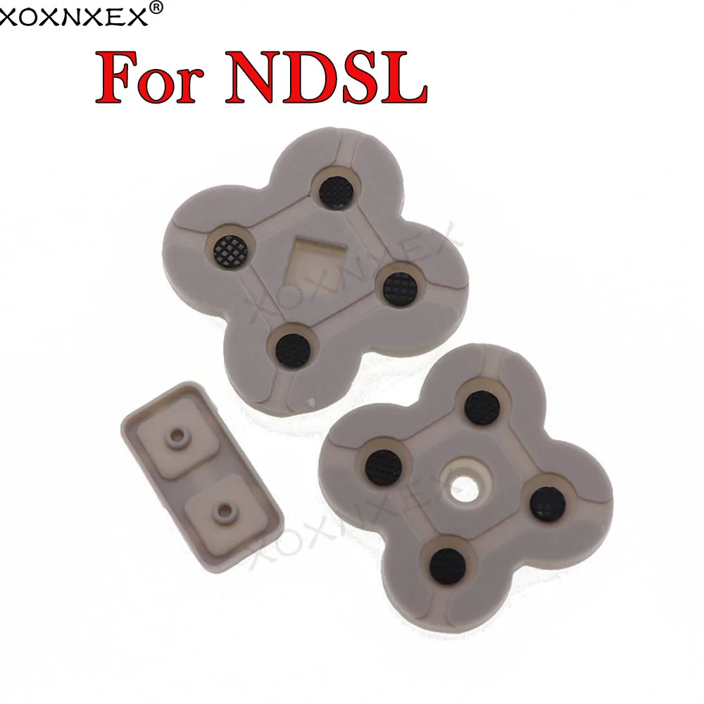 

XOXNXEX 100Sets For NDSL DSL Silicon Buttons For DS Lite Conductive Rubber Button Pad Set Replacement Part