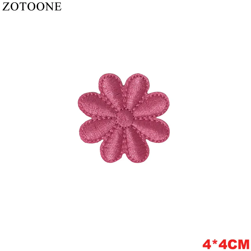 PE1423CT ZOTOONE животные нашивки в форме единорога цветок сердце наклейки с Фламинго железо на одежду теплопередача аппликация вышитая ткань G - Цвет: PE1423CT