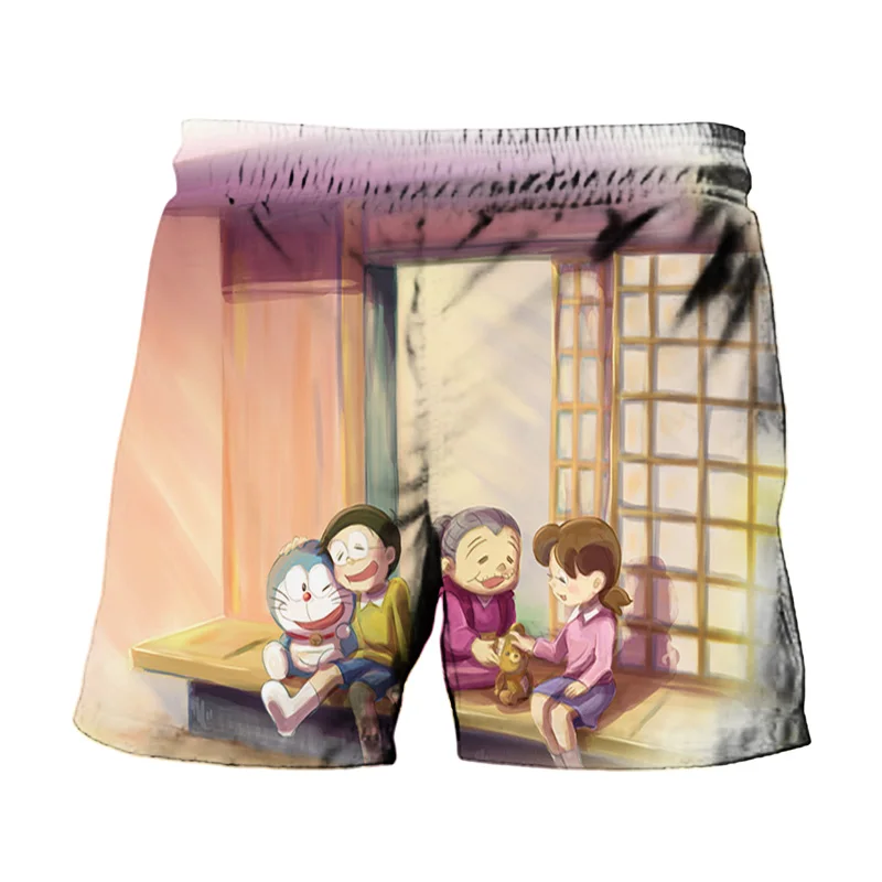 

Summer Popular Cartoon Beach Pants Girl Boy 3D Printing Latest Shorts Fashion Popular Kids Beach Swimming Shorts