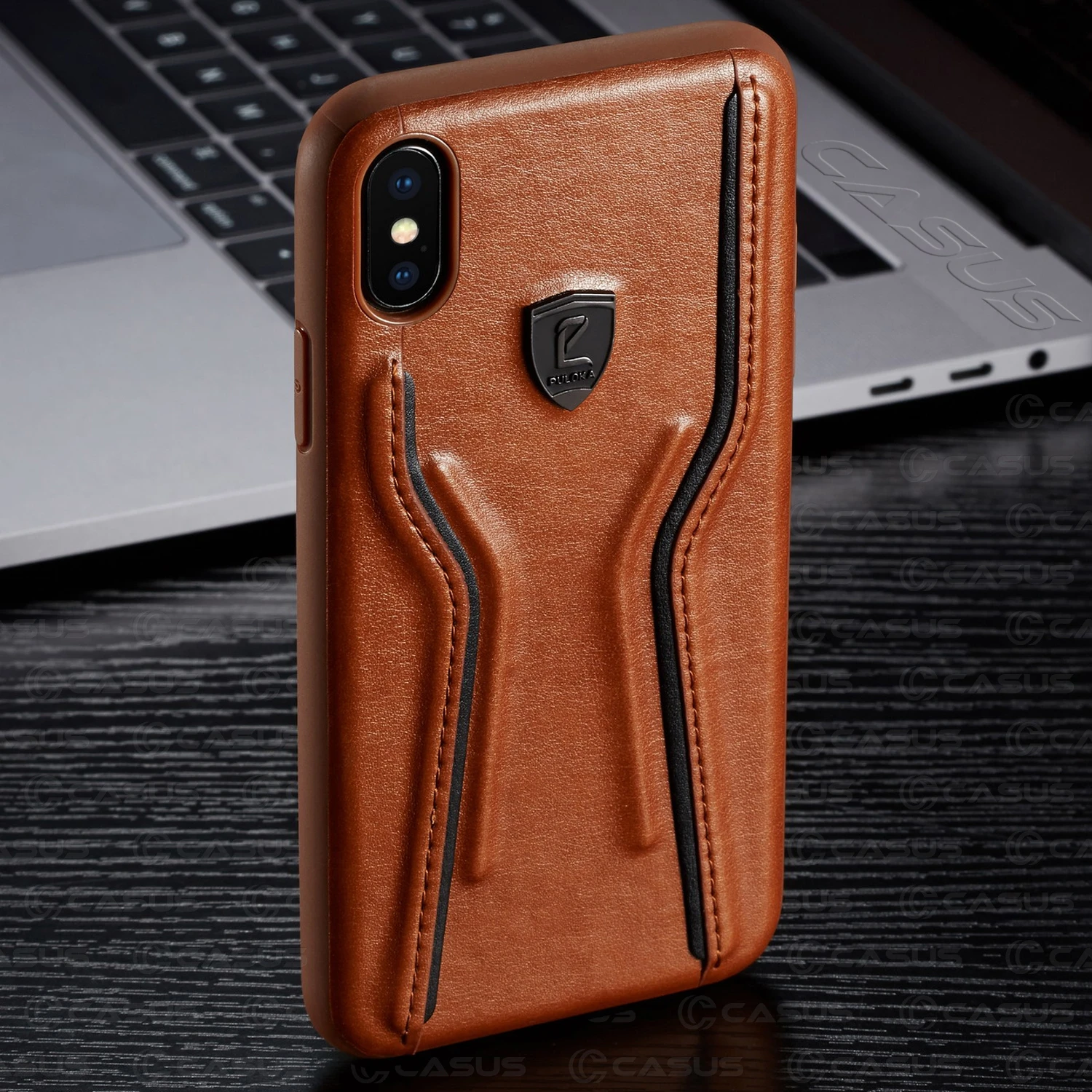 Роскошный кожаный тонкий жесткий чехол для iPhone XR XS MAX ударопрочный X 8 7 6 Plus