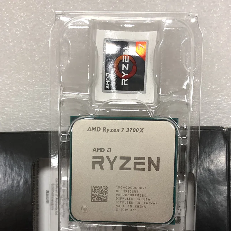 AMD Ryzen 7 3700X R7 3 6 ГГц Восьмиядерный процессор Sinteen Thread 65 Вт 7NM L3 = 32 м 100 000000071 разъем