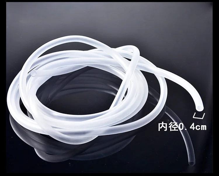 Прозрачная силиконовая трубка для пищевых продуктов 2 4 6 8 10 12 мм Гибкая садовая