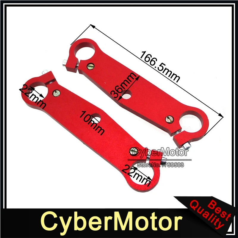 Передняя вилка тройного дерева зажимы пластина для китайского 2 тактного 47cc 49cc