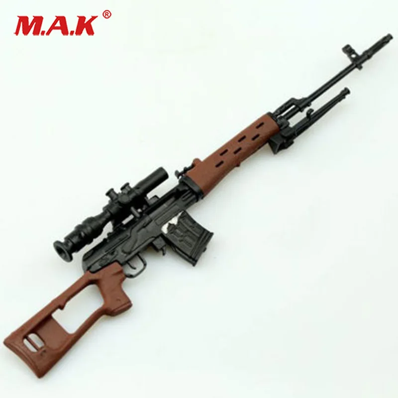 Новинка 1/6 игрушечное оружие SVD снайперская винтовка модели фигурка для 12