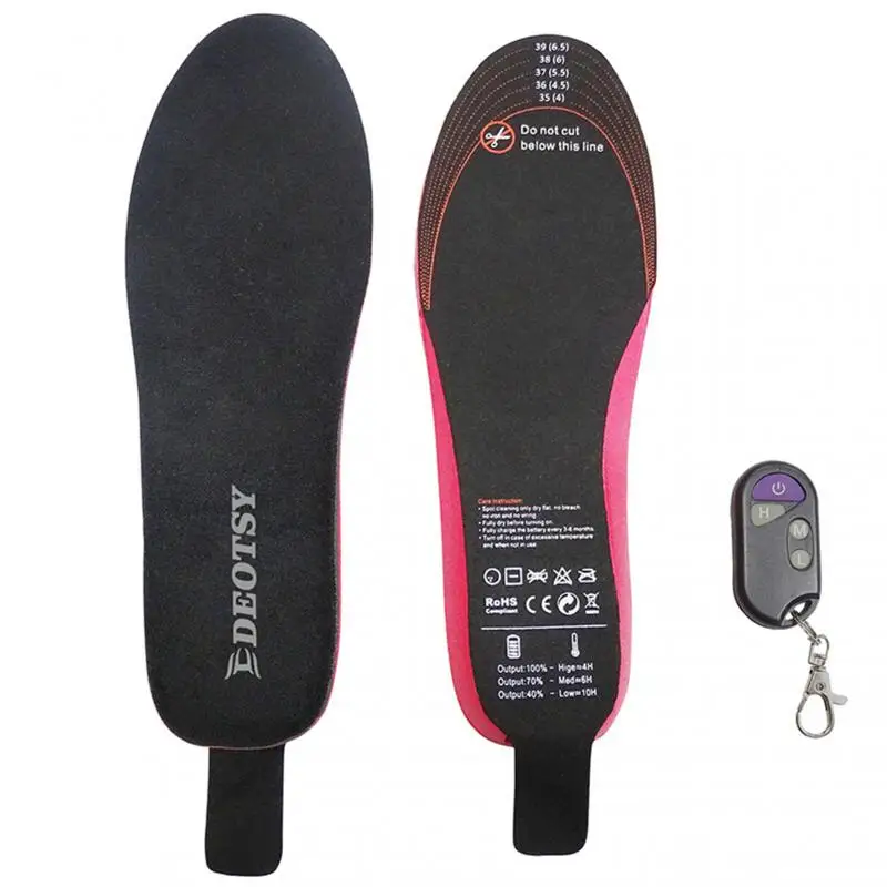 

Heating foot warmer insoles Outdoor walkable charging heating insole with three-speed wireless thermostat men and women Winter