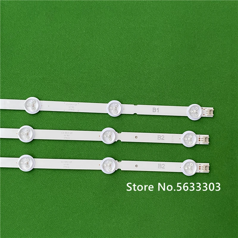 Новинка комплект подсветки для LG 6916L-1438A B1 6916L-1437A B2 32LN5400 32LN577S 1 = 3 шт. (1 7 светодиодов)